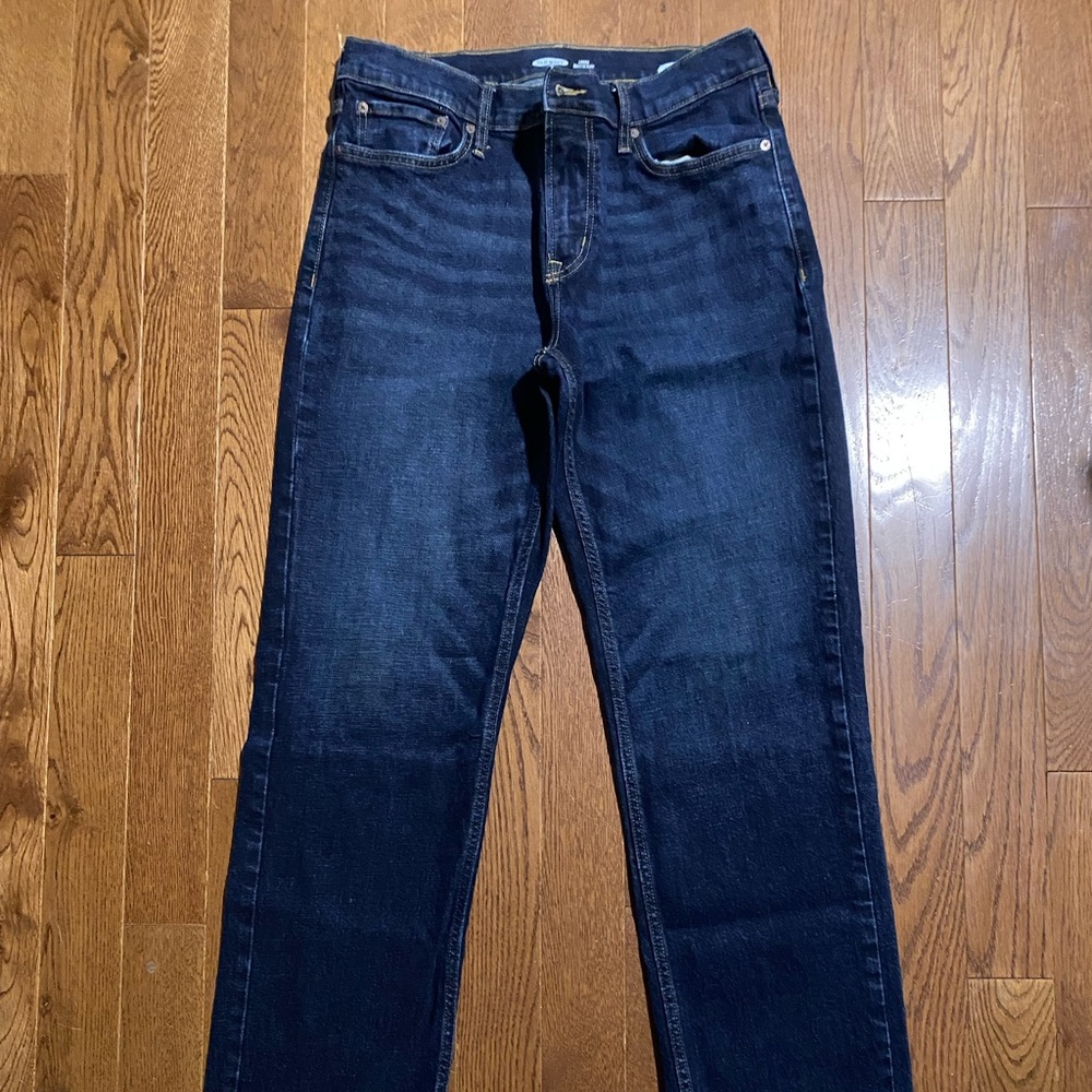 Old Navy Dark Blue Men's Straight Jeans